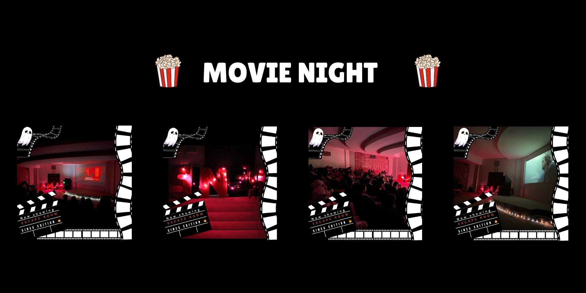 Movie night arranged by Student Council of SINES